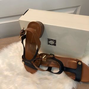 Anne Klein stacked heel sandals